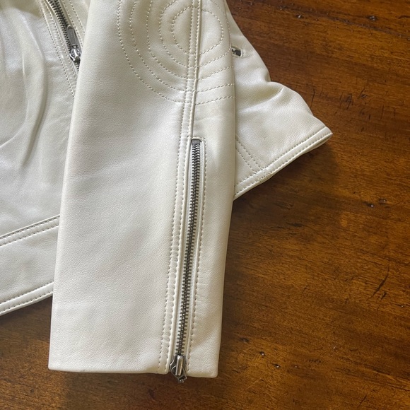 Sandra Angelozzi Leather Coat…Size 40 - Picture 6 of 9